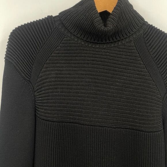 Isabel Marant Black Stretch Merino Wool Turtle Neck Pullover Sweater Size 42 - Picture 3 of 7